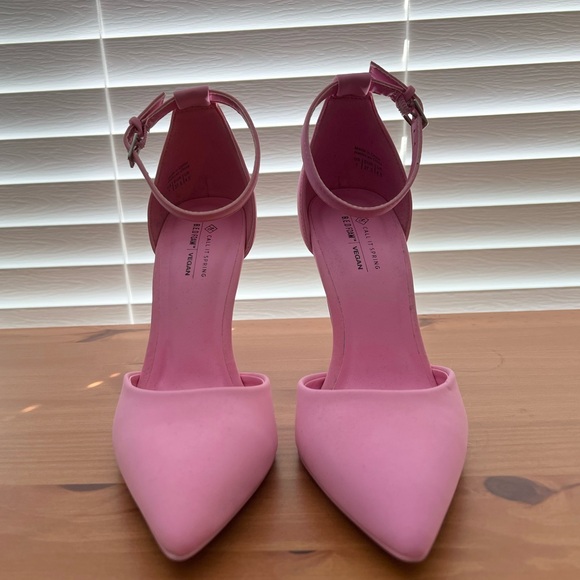 Call It Spring Pink Ankle Strap Heels - BRAND NEW - no box - Picture 3 of 5